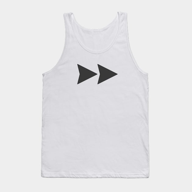 Fast Forward Tank Top by THP Creative